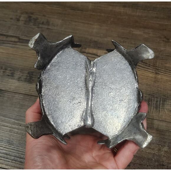 Carson Pewter 1995 Hummingbird jar candle holder beautiful condition - Picture 10 of 10